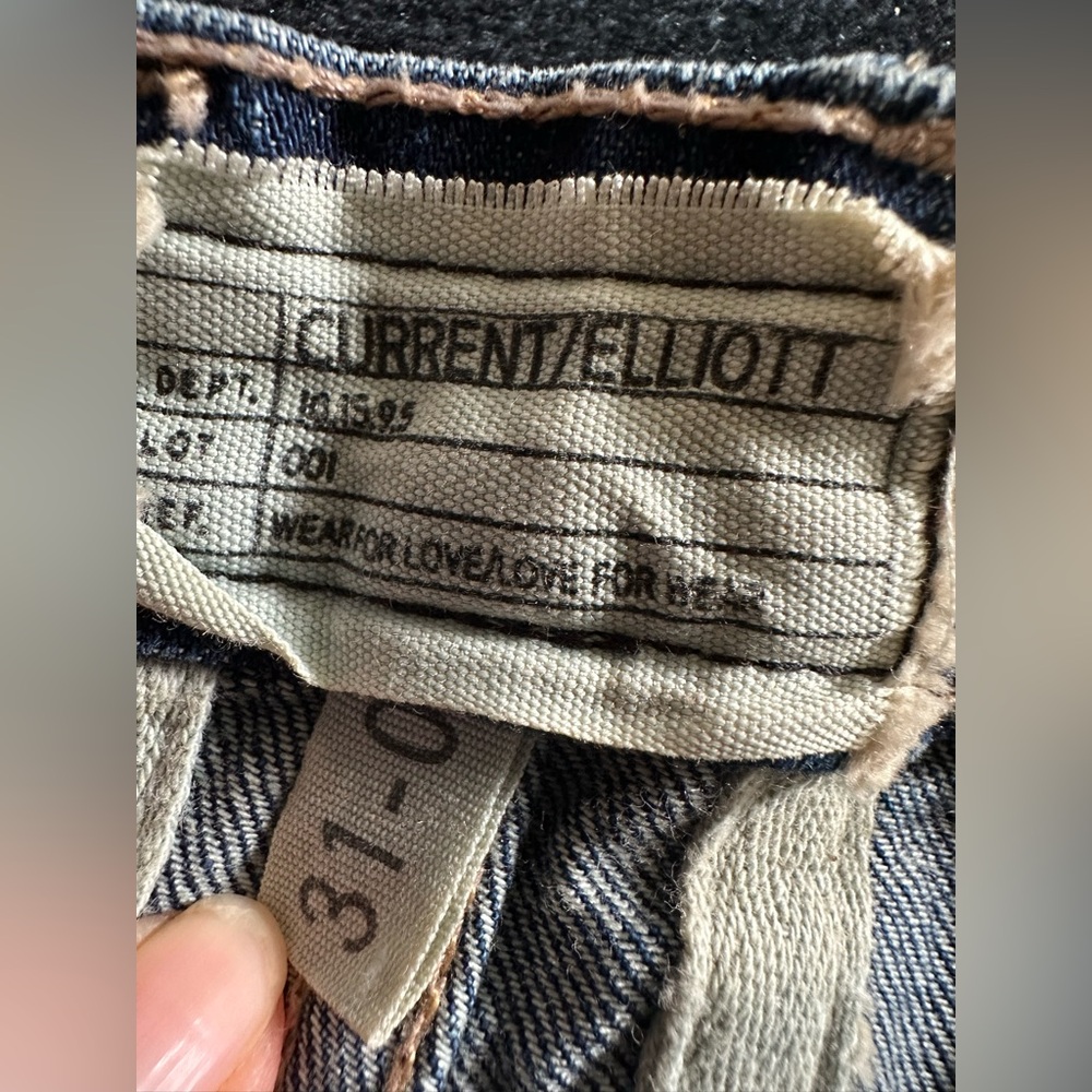 Current/Elliott Blue Boyfriend Jeans - Picture 5 of 10